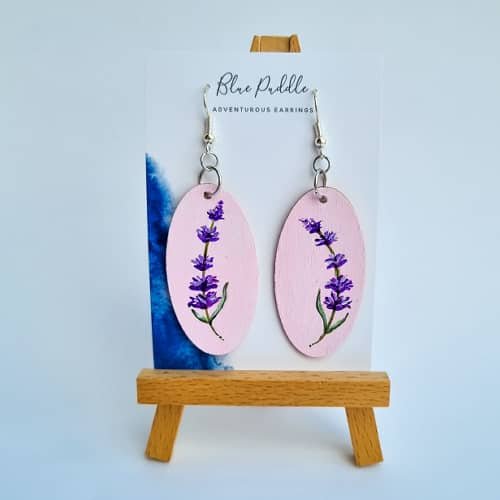 Blue Puddle Earrings